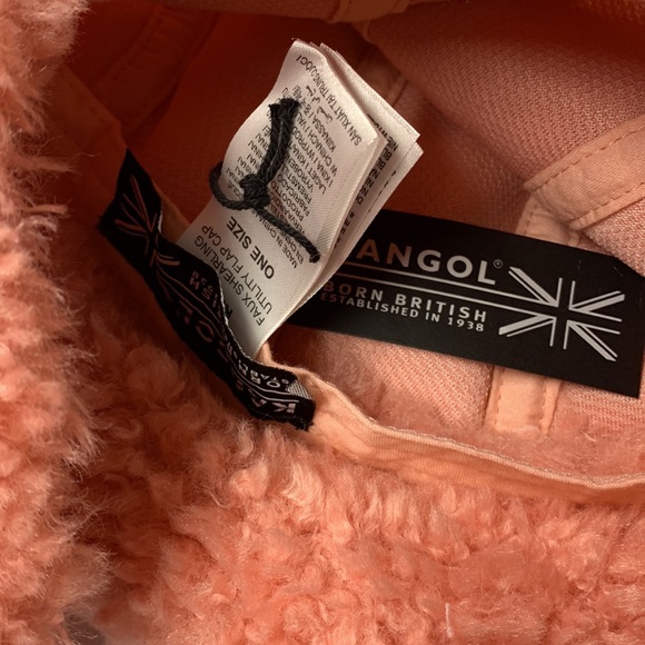 Free people KANGOL pink trapper hat new without tags one size - Picture 10 of 10